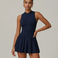Sculpt Flare Compression Sleeveless Padel Dress