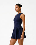 Sculpt Flare Compression Sleeveless Padel Dress