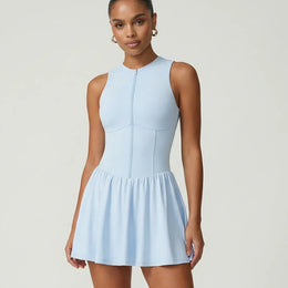Sculpt Flare Compression Sleeveless Padel Dress