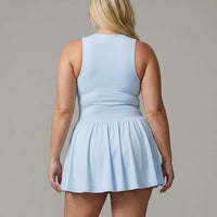 Sculpt Flare Compression Sleeveless Padel Dress