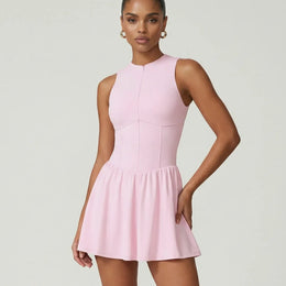 Sculpt Flare Compression Sleeveless Padel Dress