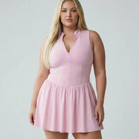 Sculpt Flare Compression Sleeveless Padel Dress