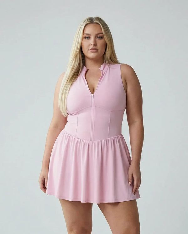 Sculpt Flare Compression Sleeveless Padel Dress