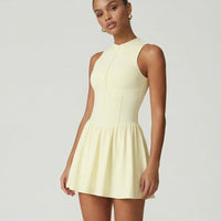 Sculpt Flare Compression Sleeveless Padel Dress