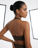 Halter Sports Bra Deep V Sculpt — view 2