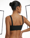 Sports Bra Ribbed Square Neck Crop — view 2