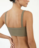 Sports Bra Ribbed Square Neck Crop — view 2