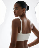 Sports Bra Ribbed Square Neck Crop — view 2