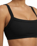 Sports Bra Ribbed Square Neck Crop — view 3