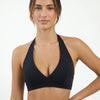 Halter Sports Bra Deep V Sculpt