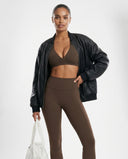 Halter Sports Bra Deep V Sculpt — view 4