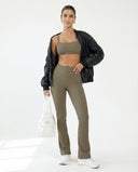 Sports Bra Ribbed Square Neck Crop — view 4