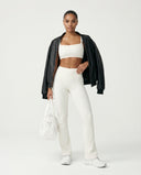 Sports Bra Ribbed Square Neck Crop — view 4