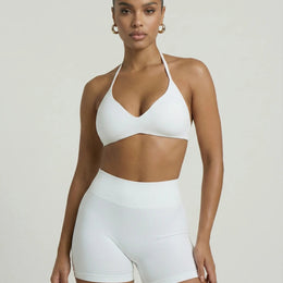 White Seamless Sculpt Gym Set