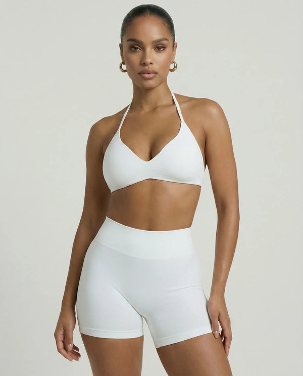 White Seamless Sculpt Gym Set