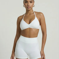 White Seamless Sculpt Gym Set